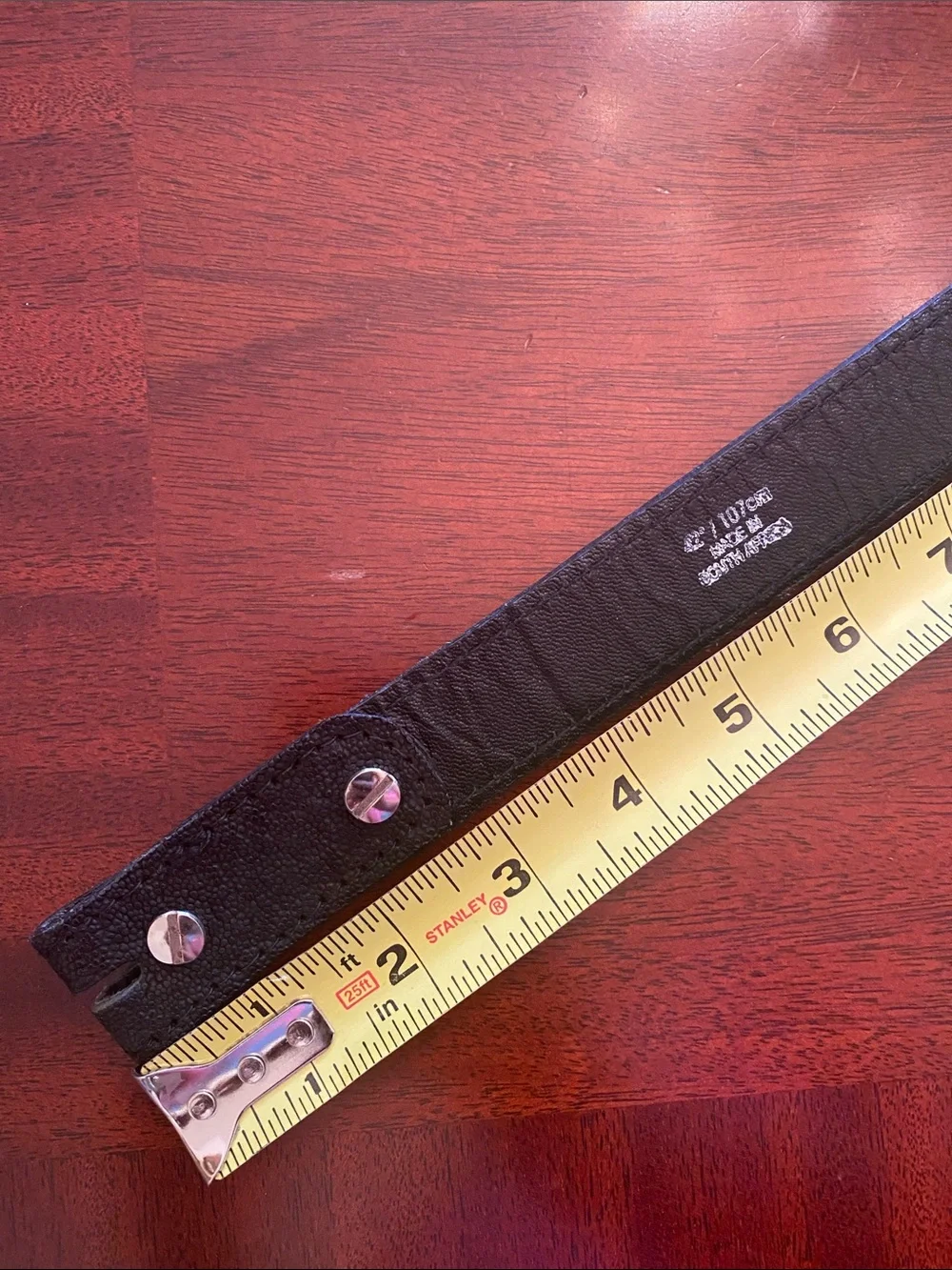 African Elephant Belt Made in South Africa Size 42